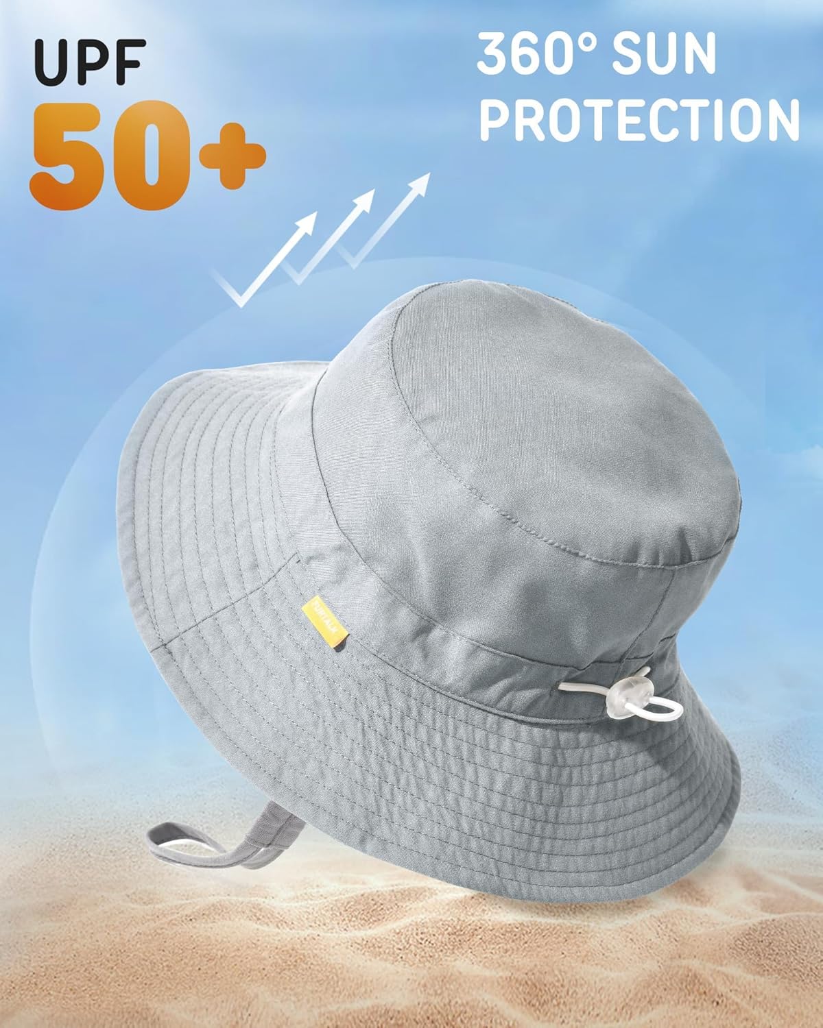 Thumbnail 1 de FURTALK Sonnenhut für Babys und Kinder – UV-Schutz, verstellbar, faltbar