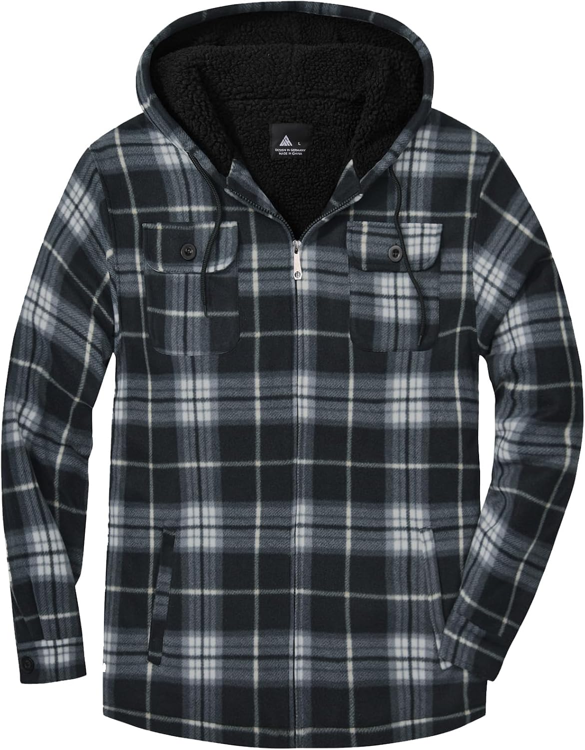Detalle 2 de JACKETOWN Flannel Hooded Jacket