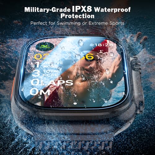 Thumbnail 6 de LK 3 Stück Panzerfolie für Apple Watch Ultra (49 mm) – staubfrei, 9H, kratzfest