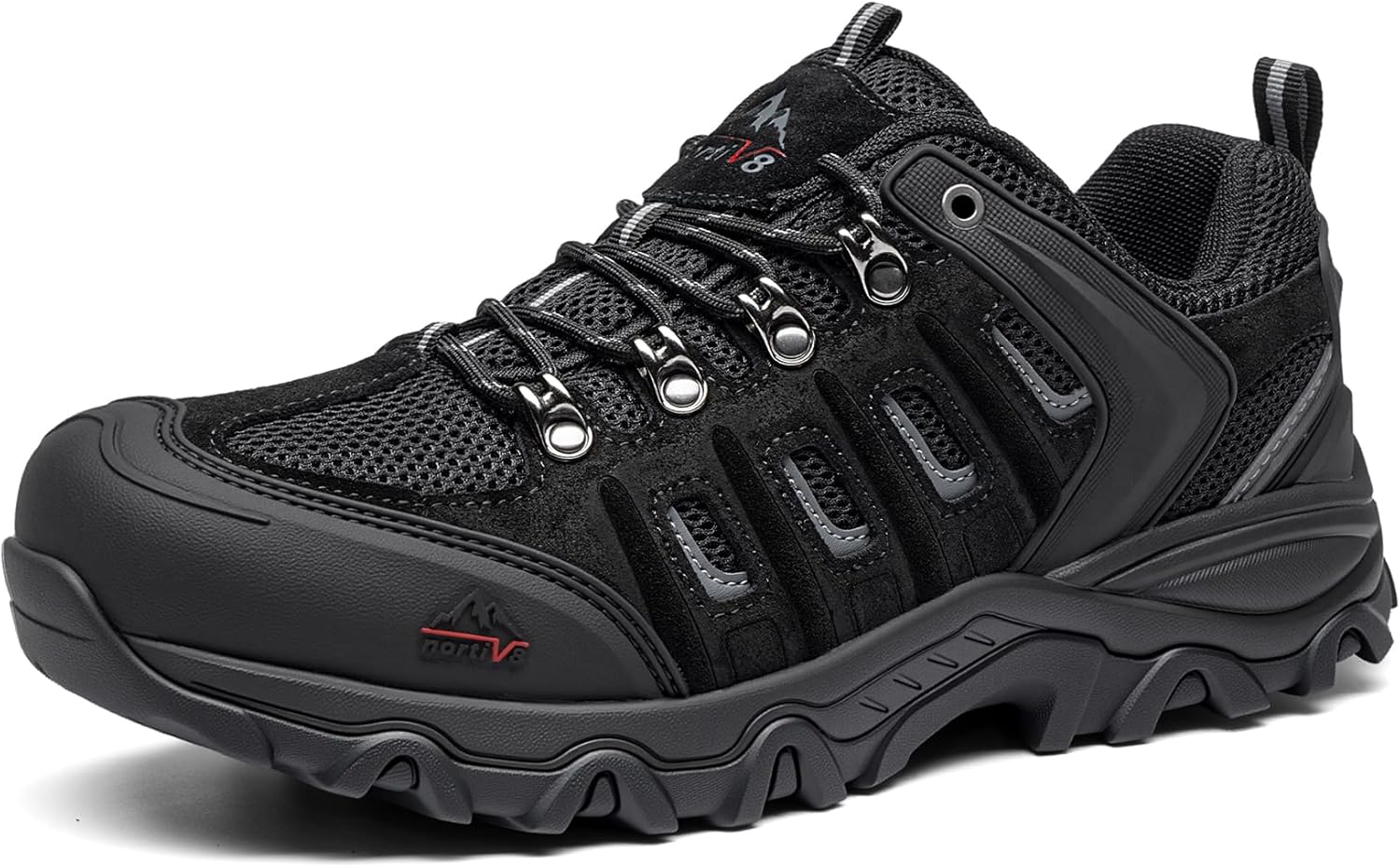 Detalle de NORTIV 8 Scarpe da Trekking per Uomo: Traspiranti, Impermeabili e Adatte a Terreni Difficili