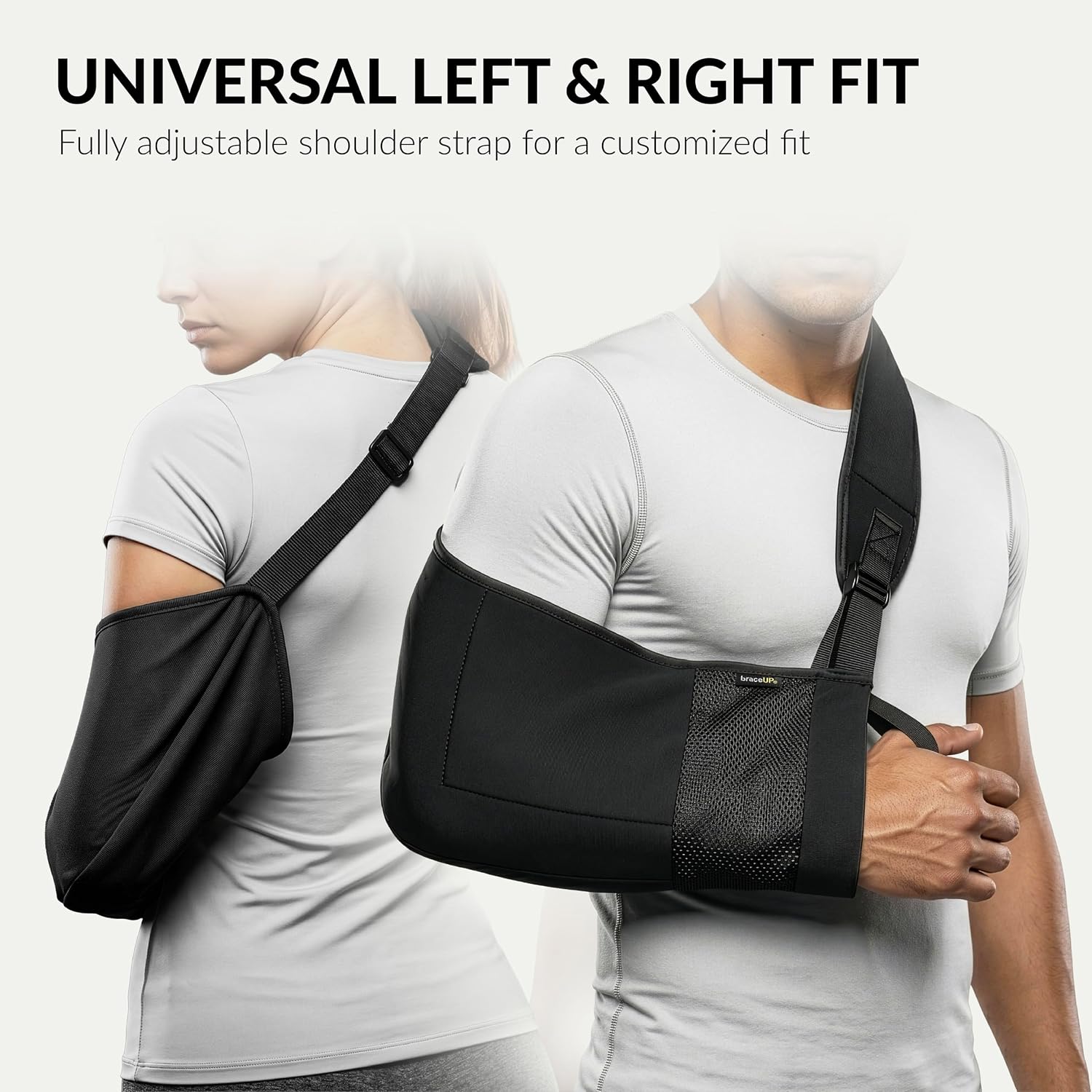 Detalle 2 de BraceUP B341 Arm Sling with Padded Strap and Breathable Mesh