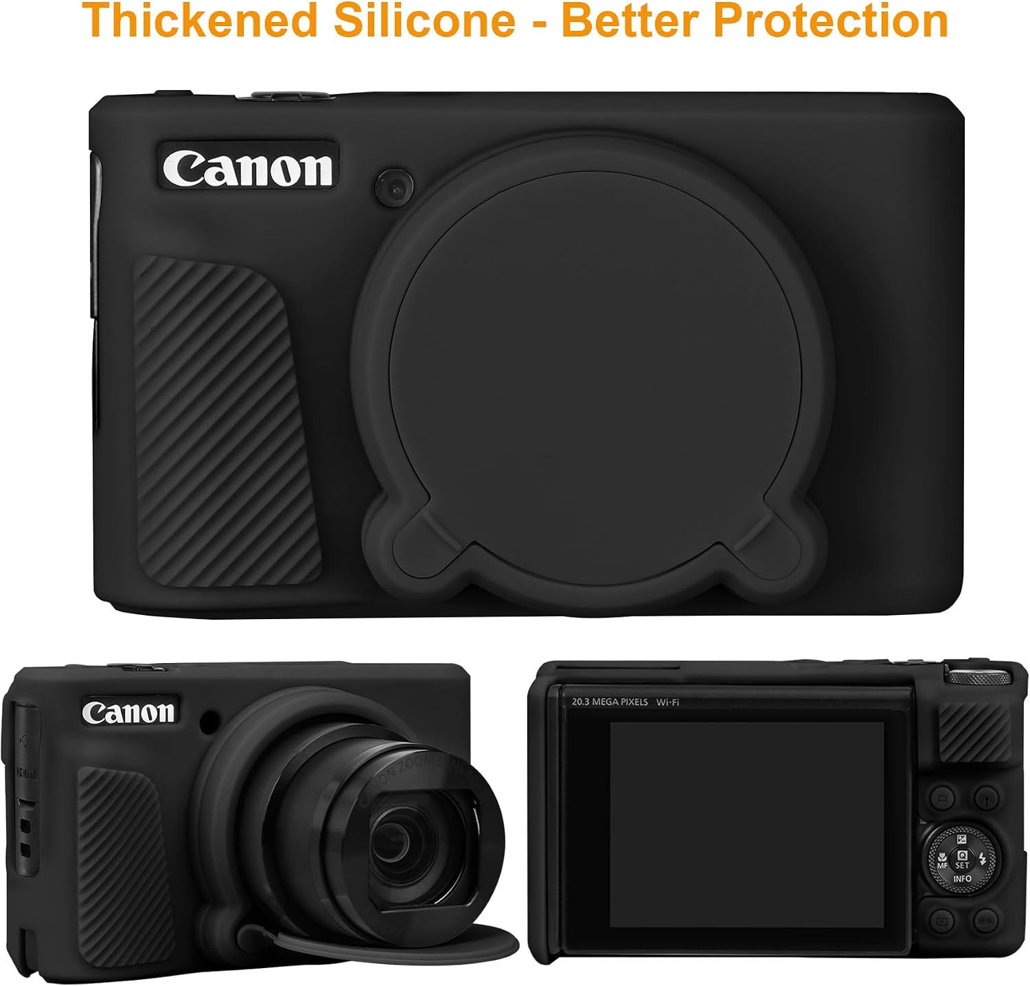 Detalle de Elonbo Camera Case for Canon SX740 1:1 fit