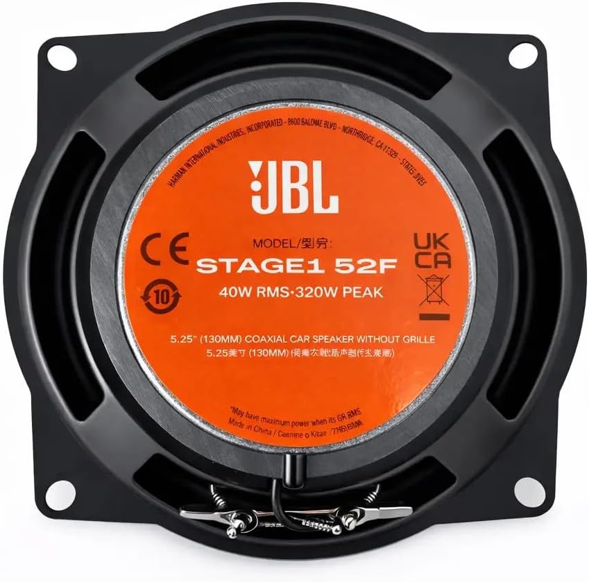 Thumbnail 3 de JBL Stage1 Gen2 52F bilhögtalare, 5,25 tum, 2-vägs koaxial, 40 W RMS