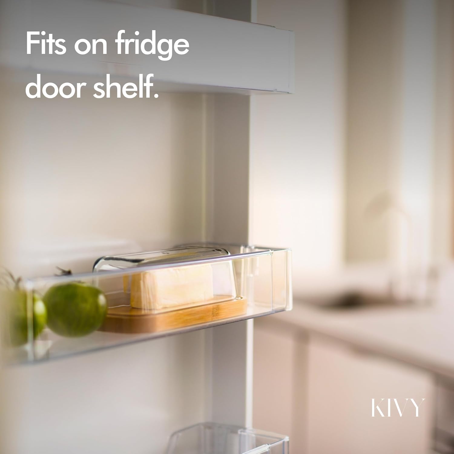 Thumbnail 4 de KIVY Glass Butter Dish with Airtight Lid