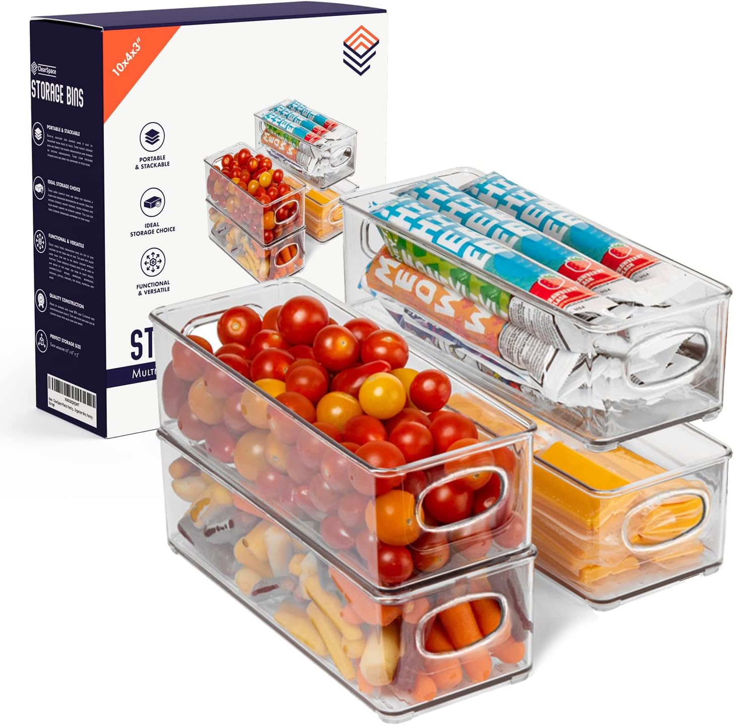 Thumbnail 6 de ClearSpace 8-Pack Plastic Pantry Organization and Food Storage Bins