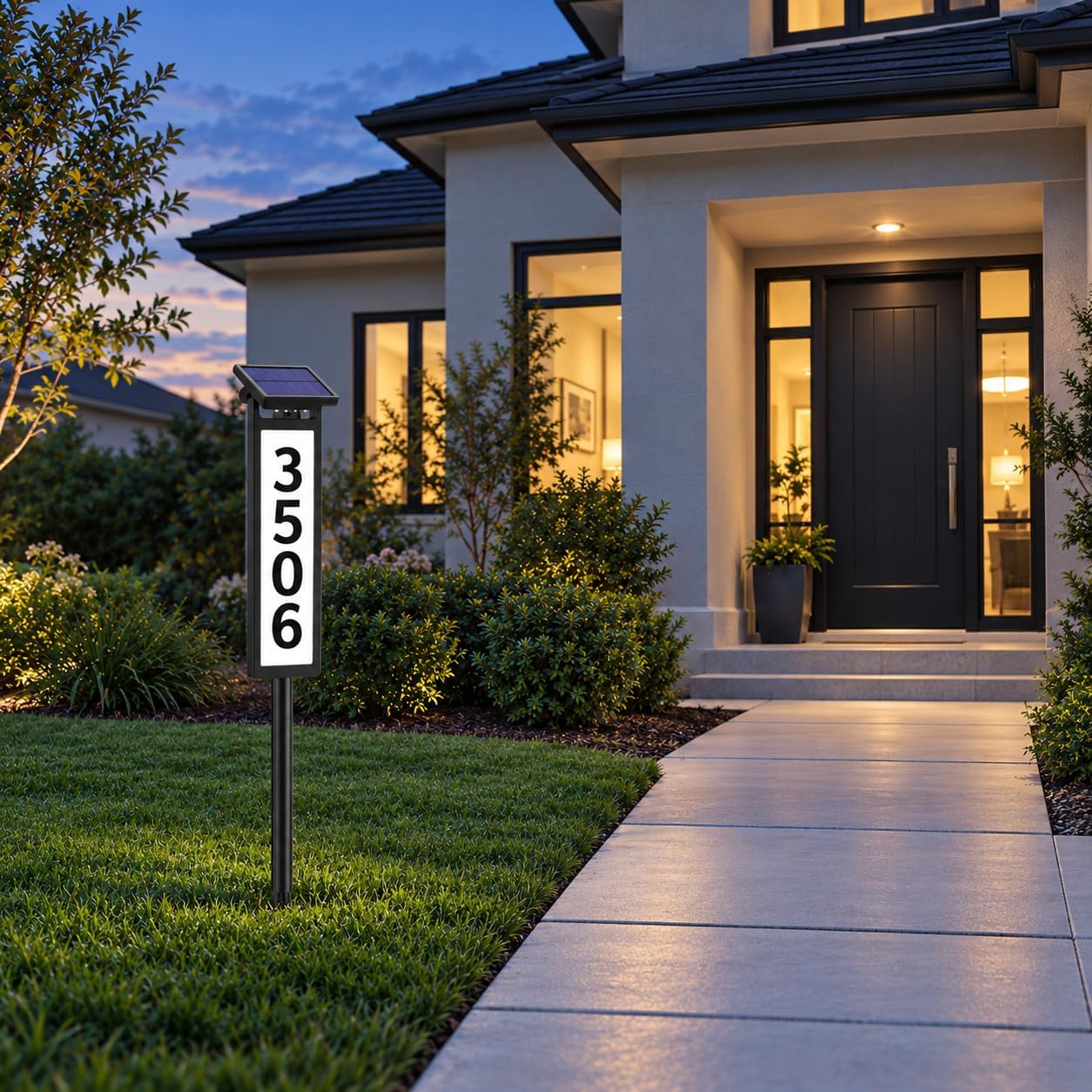 Thumbnail 6 de Eyrosa OSA010 Solar Address Sign, Aluminum LED Numbers with Two Light Modes