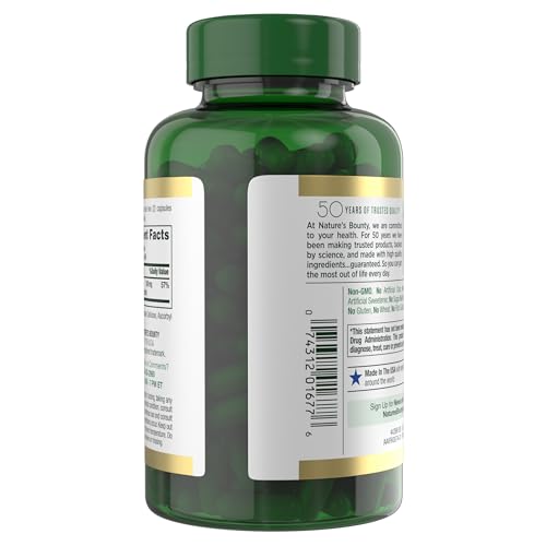 Thumbnail 8 de Nature’s Bounty High Absorption Magnesium Glycinate 240 mg: Support for Muscle, Heart, Nerve & Bone Health