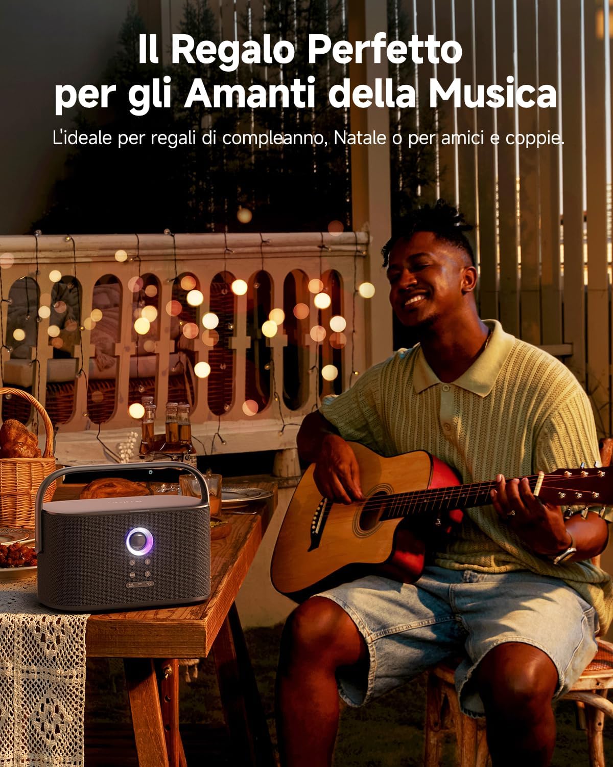Thumbnail 5 de Karaoke con microfono portatile Shell S2, 140W, Bluetooth, app KaraFun e HDMI per TV