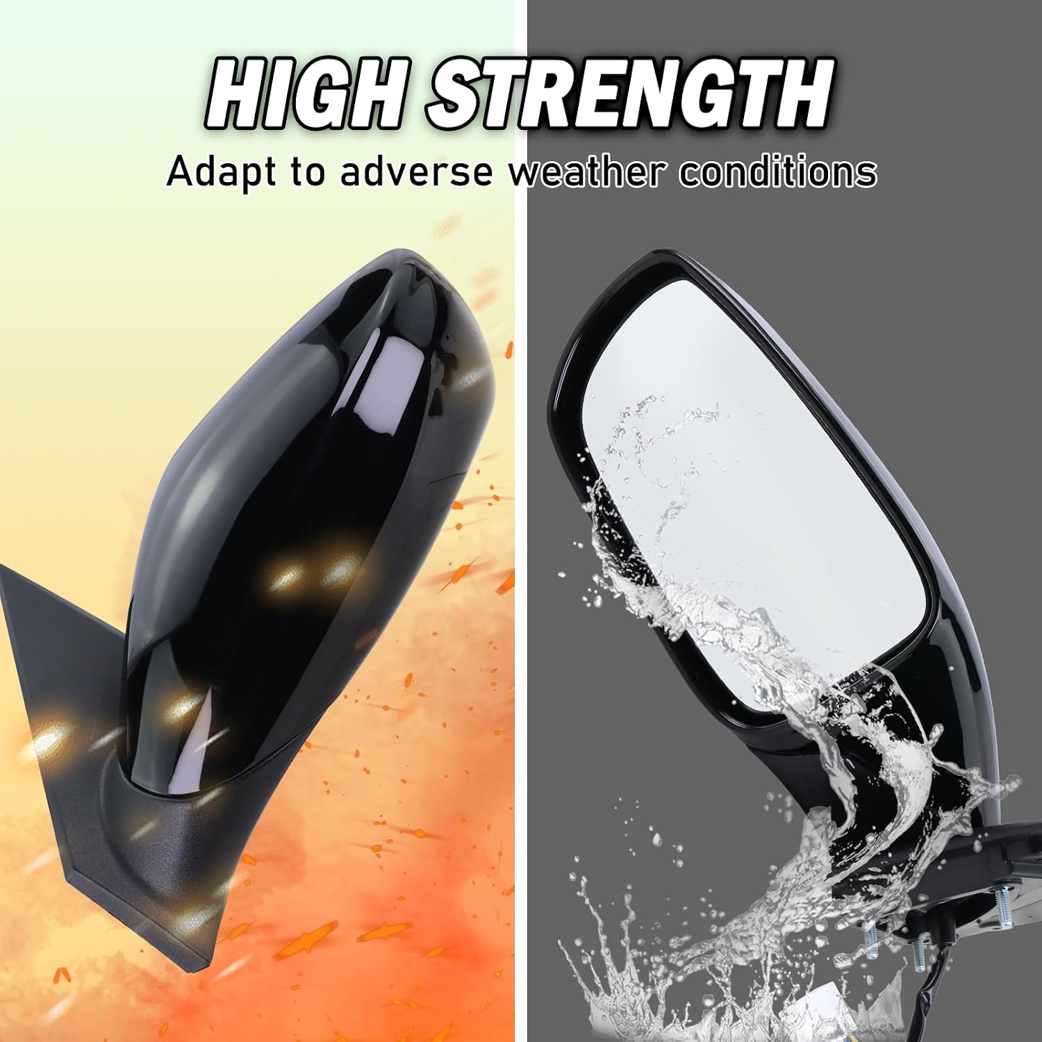 Detalle 2 de Replacement door mirror for Hyundai Sonata, 5-pin