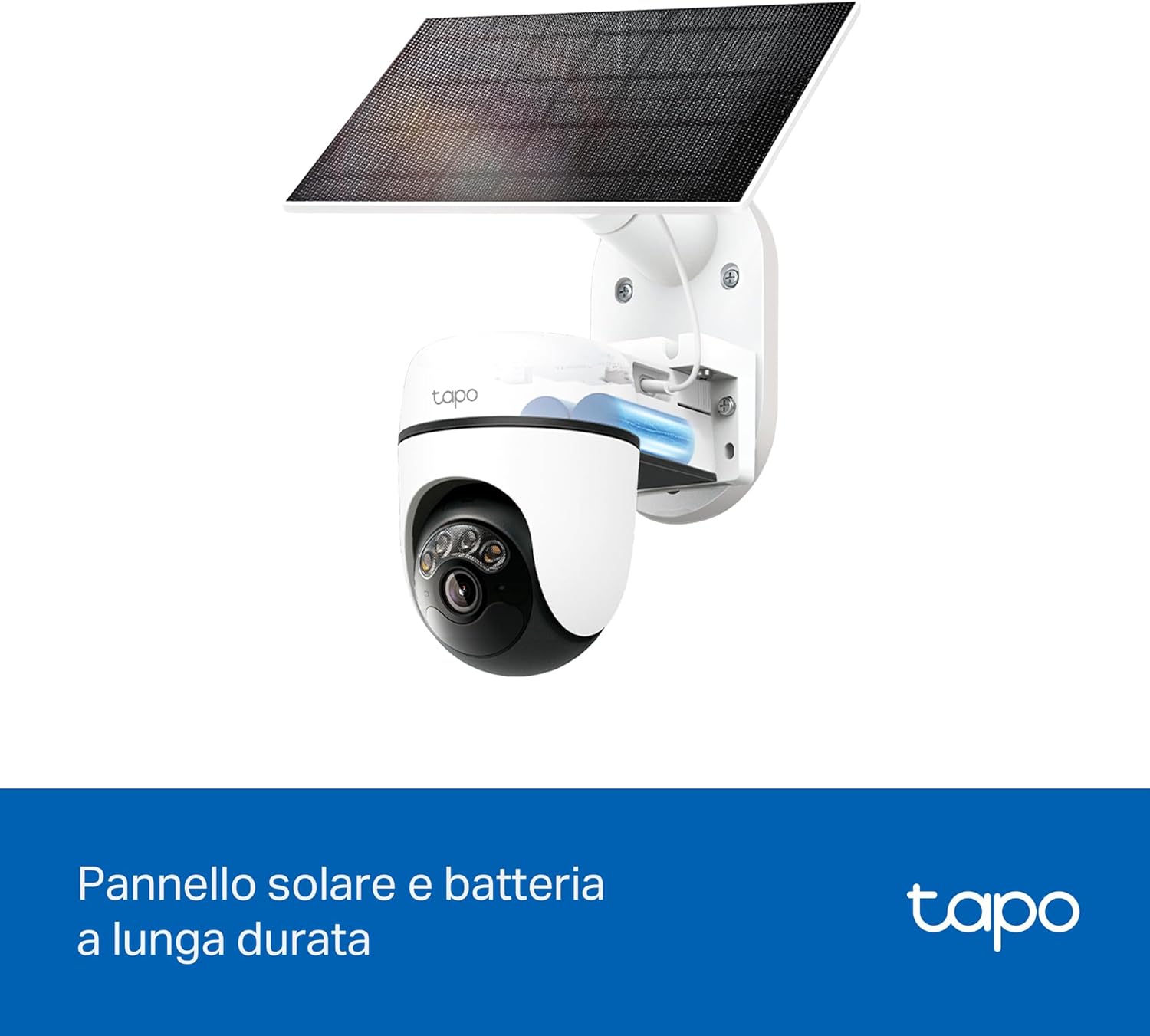 Thumbnail 6 de Tapo C630 Kit 3K 5MP telecamera WiFi esterna senza fili con pannello solare, 360° PTZ e AI