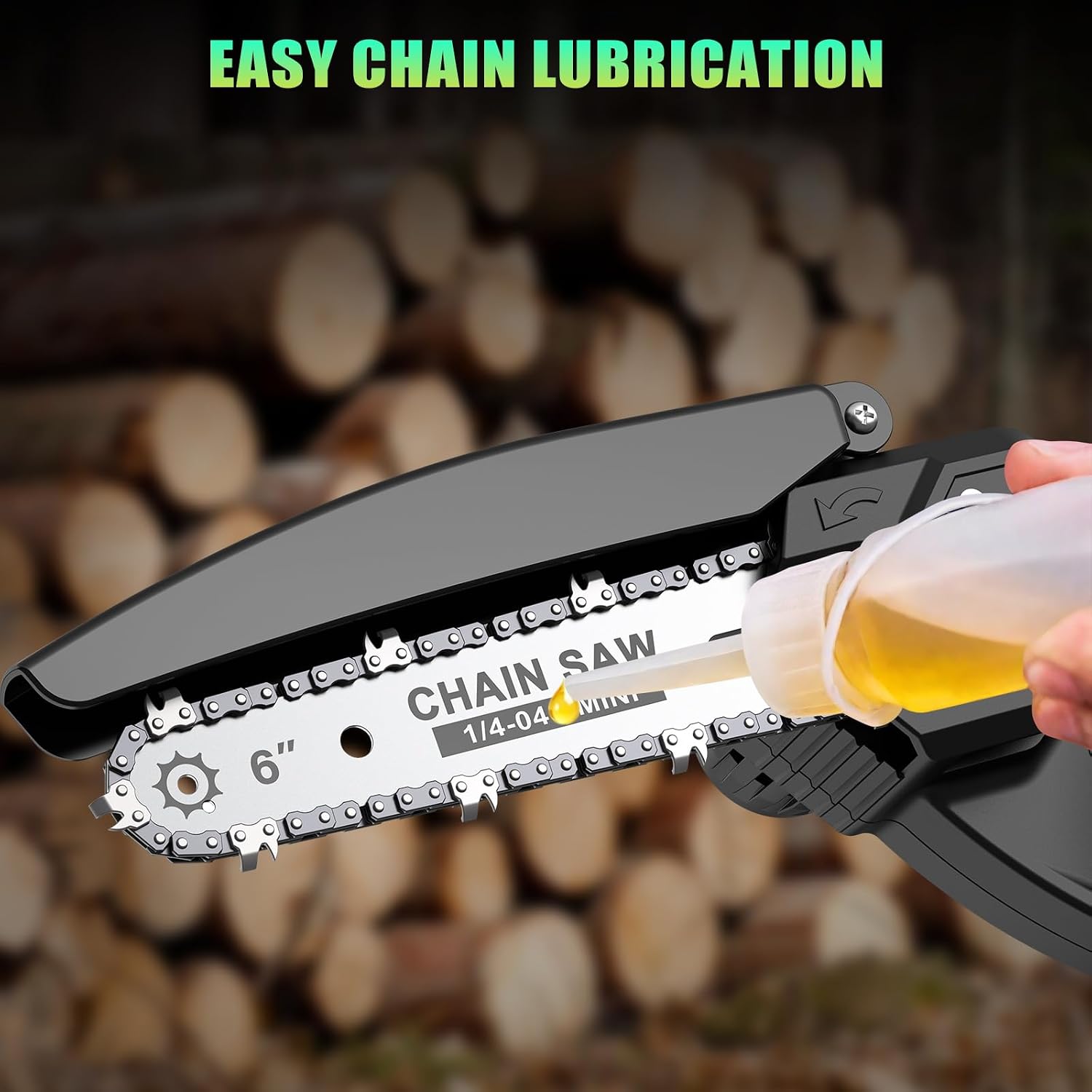 Thumbnail 6 de DNLBBO 6-Inch Cordless Mini Chainsaw with Power Display and 700W Motor