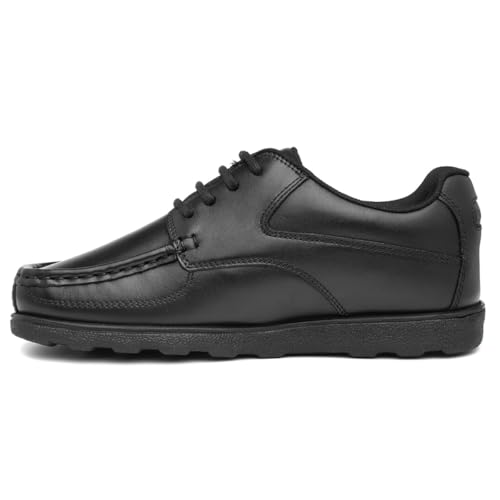 Thumbnail 3 de Kickers Fragma L4 E Kids Moc Toe Shoes - Black, 5 UK