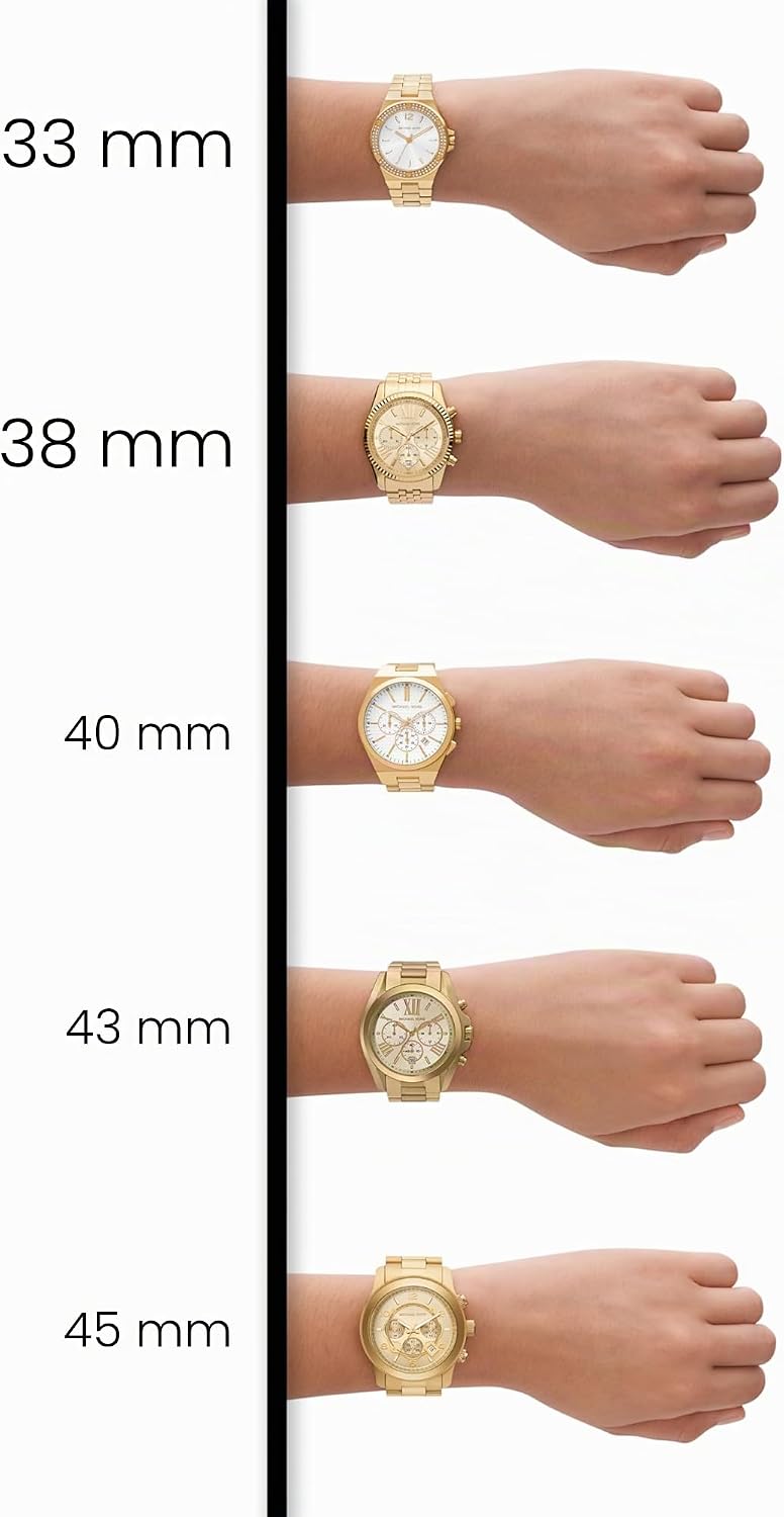 Detalle 2 de Michael Kors Orologio Bryant da donna 37 mm con cronografo al quarzo e cinturino in acciaio inox