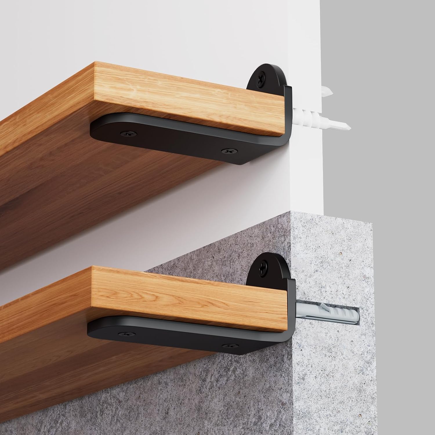 Detalle de Six Pack Shelf Bracket 20cm for 70kg Load