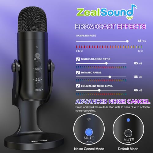 Thumbnail 3 de zealsound K66 USB Microphone – A solid all‑rounder for podcasts, streaming and gaming