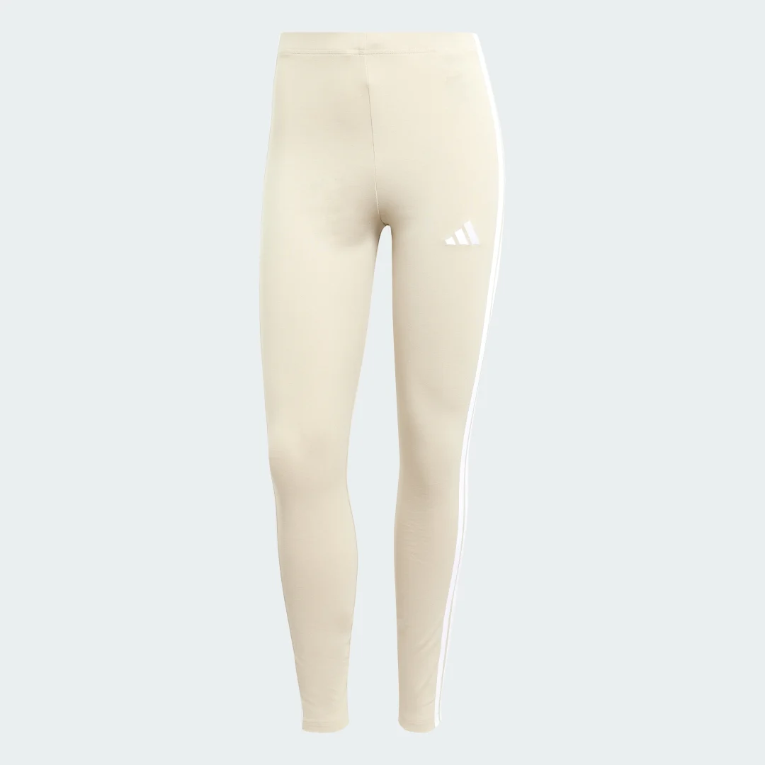 Thumbnail 3 de Mallas Essentials Cotton 3 bandas – Adidas (beige)