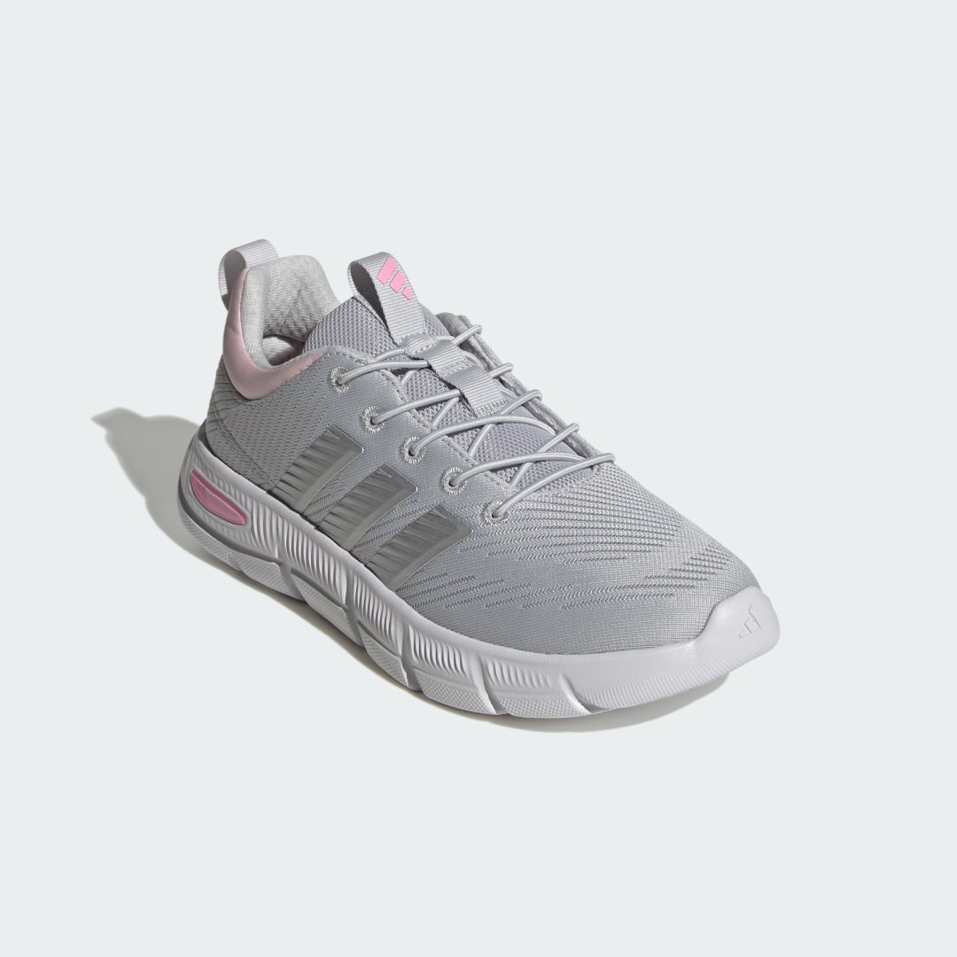 Thumbnail 3 de Zapatilla con cordones elásticos Cloudfoam Flex de Adidas: comodidad diaria en gris