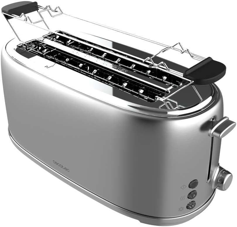Detalle 2 de Cecotec Toast&Taste 4 Rebanadas Tostadora Retro Inox 🍞