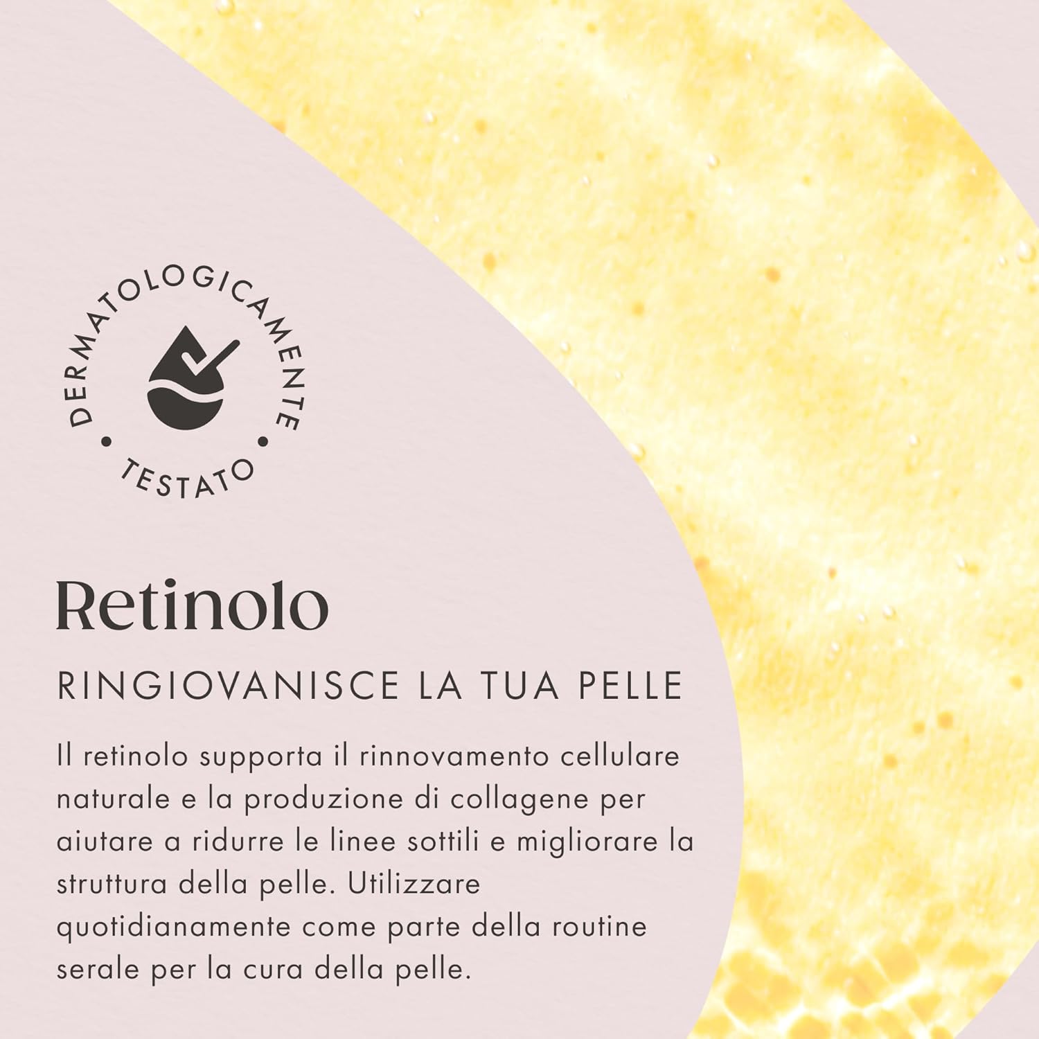 Detalle de Satin Naturel Crema Idratante Viso 100 ml: Retinolo Puro, Acido Salicilico Biologico e Aloe Vera Naturale