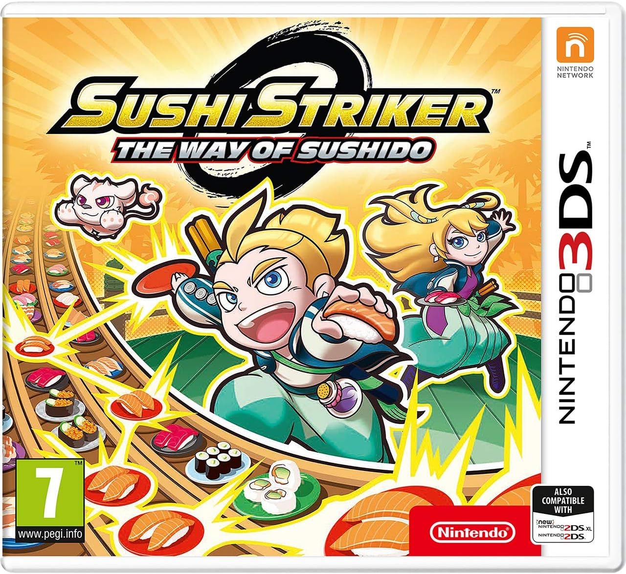 Detalle de Nintendo Sushi Striker: Sushidos väg – TV-spel, 80 g