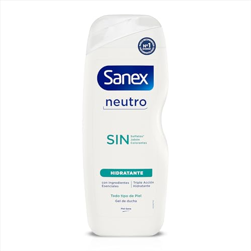 Thumbnail 1 de Sanex Gel de Ducha Neutro Hidratante 4x600 ml – hidratación suave para todo tipo de piel