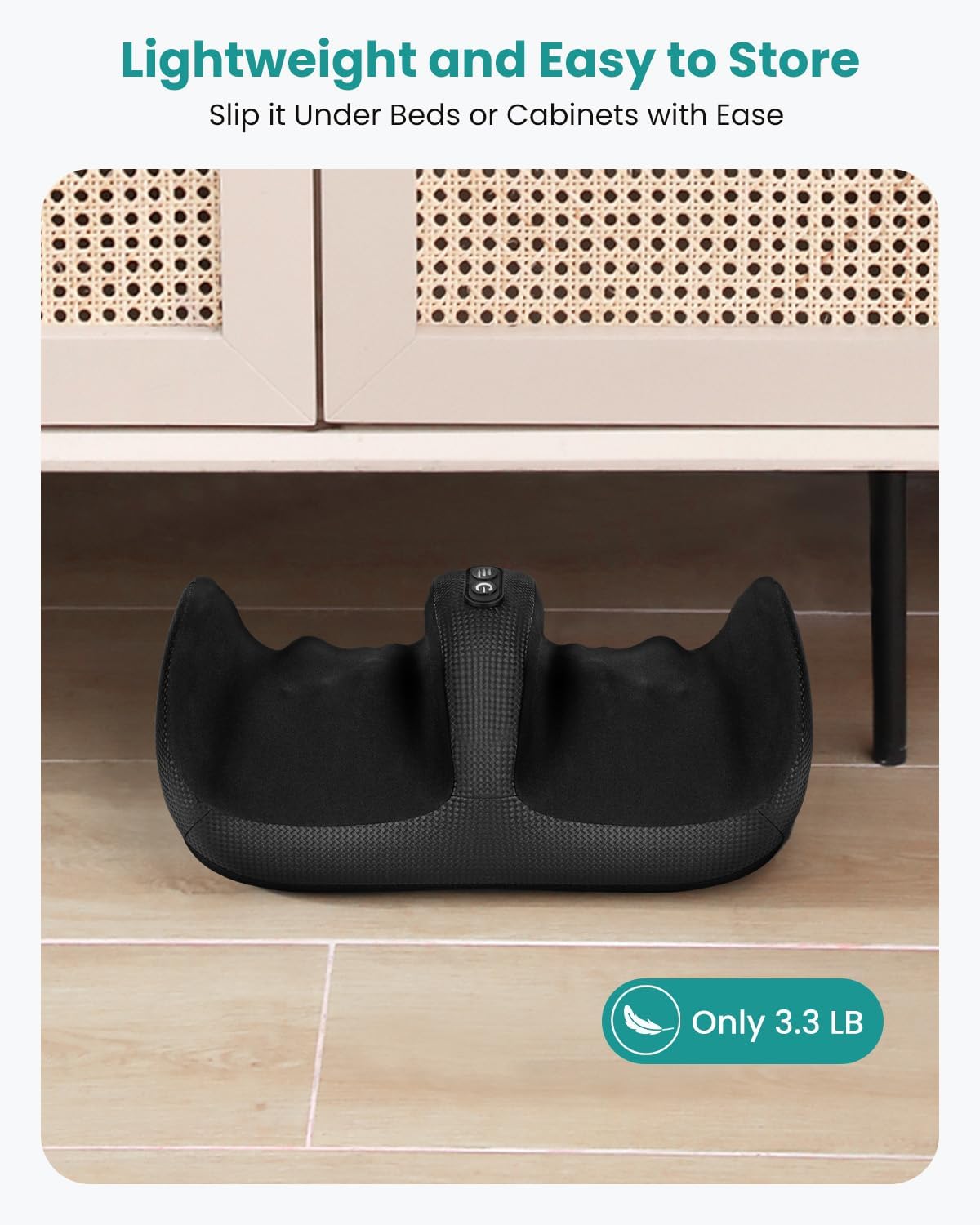 Thumbnail 5 de Nekteck Massaggiatore per piedi con calore: massaggio shiatsu profondo e compressione d'aria