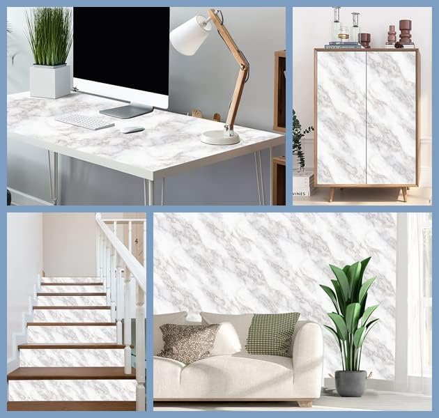 Thumbnail 4 de Arthome 545-A zelfklevende marmerfolie, wit-goud, 44 cm x 10 m