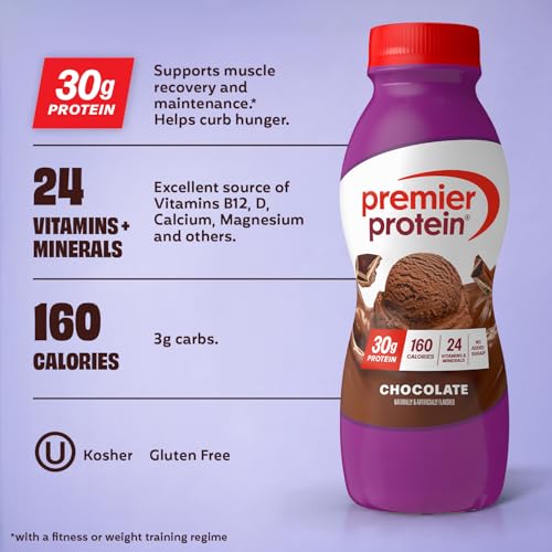 Thumbnail 2 de Premier Protein 30g High Protein Shake, Chocolate (12 Pack)