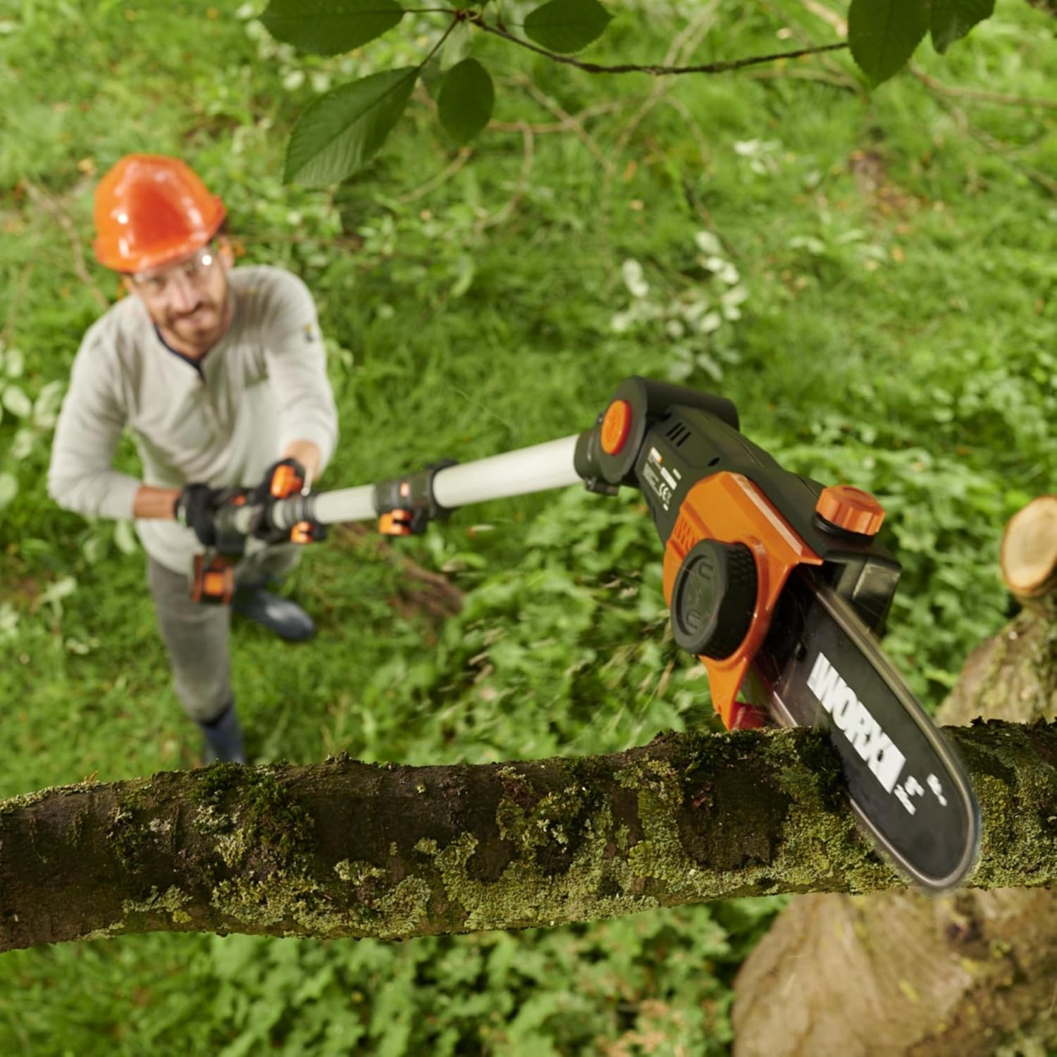 Detalle 2 de WORX Élagueuse Tronçonneuse sans Fil 20V WG349E