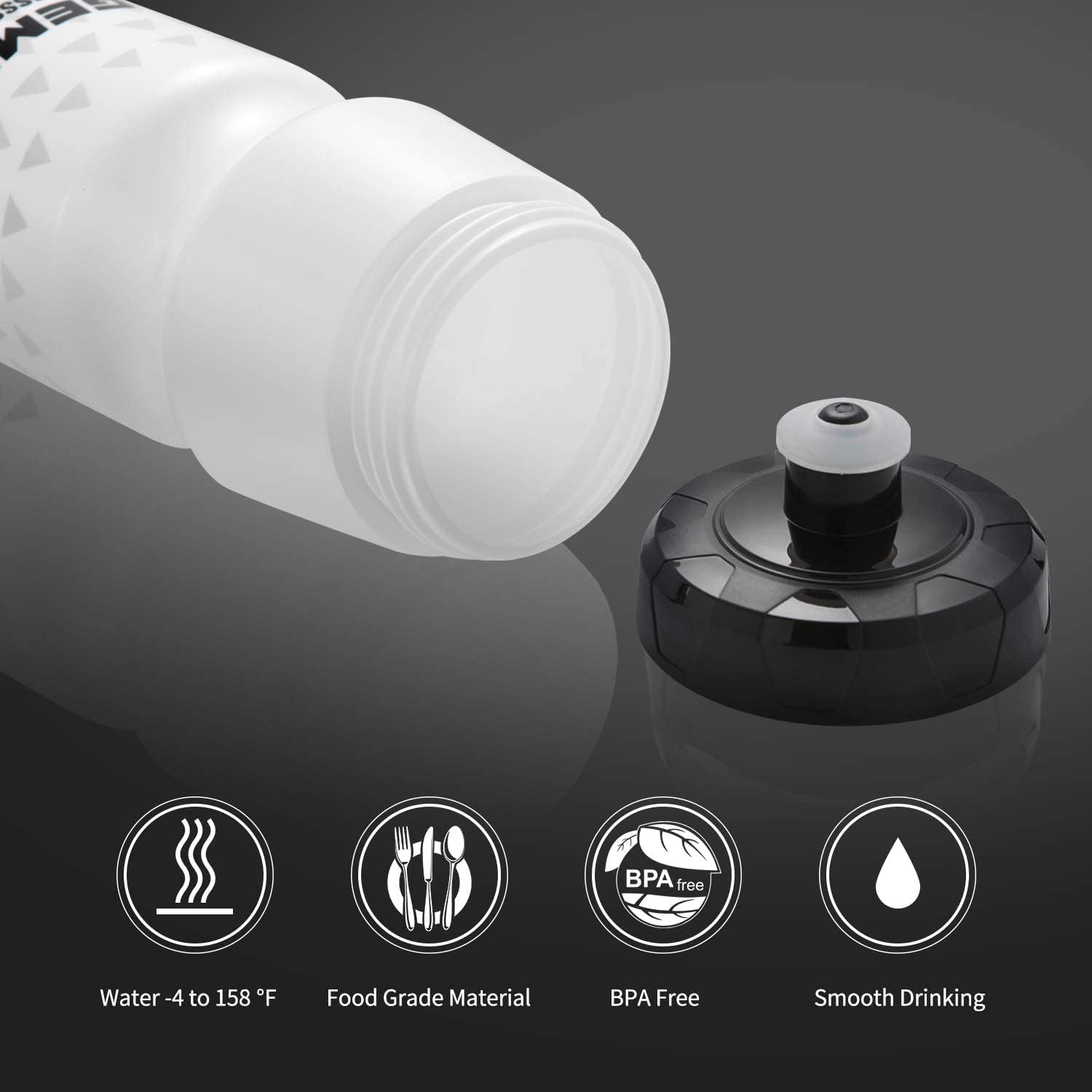 Detalle 2 de 750 ml GEMFUL Sport-Trinkflasche mit Weithals