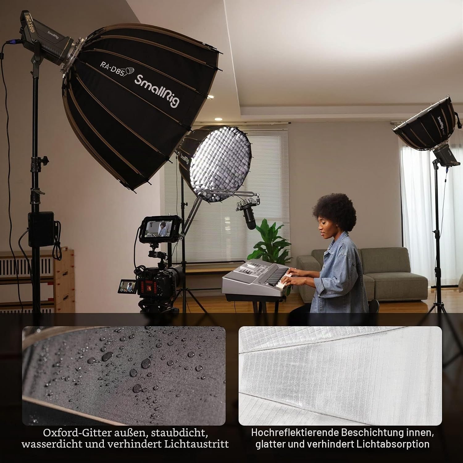 Detalle 2 de SMALLRIG RA-D55 Parabolic Softbox 55 cm