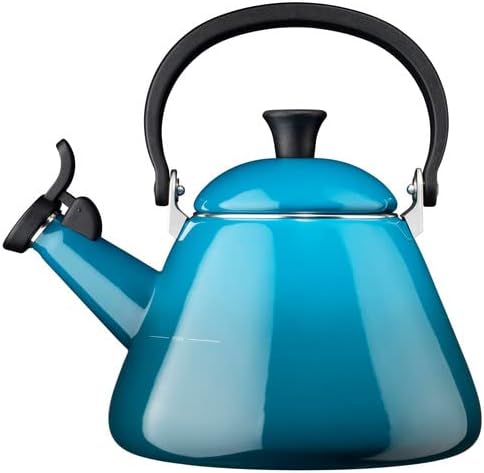 Thumbnail 6 de Le Creuset Kone Stove-Top Kettle with Whistle (1.6 L, Black Onyx)