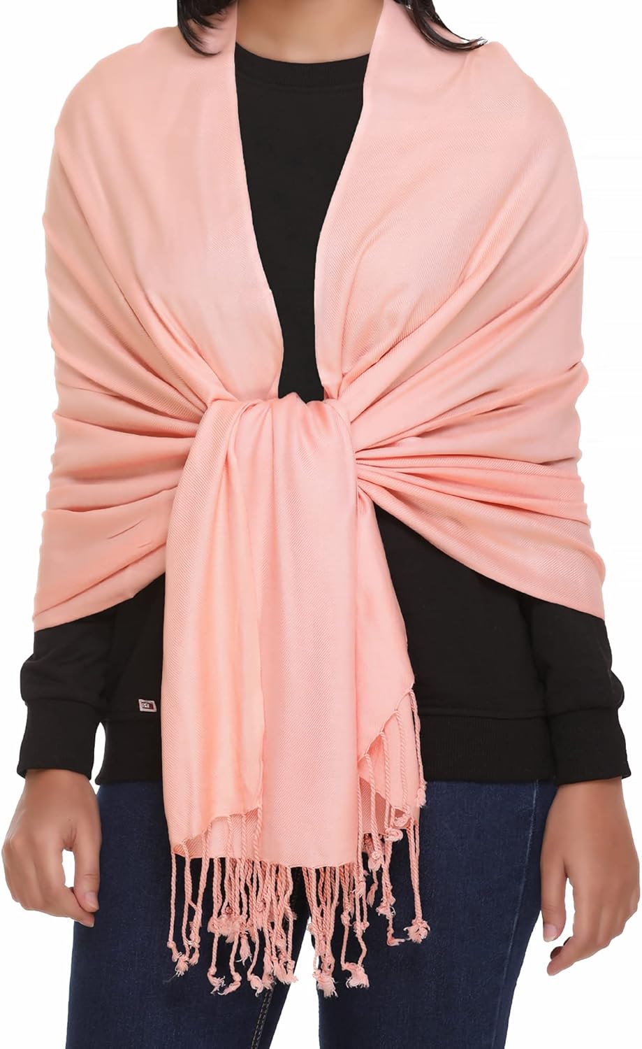 Thumbnail 4 de World of Shawls Super Soft Pashmina Shawl Scarf Wrap