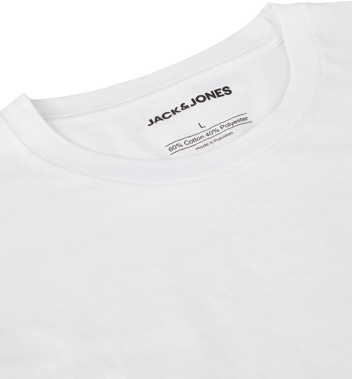 Thumbnail 4 de Jack & Jones Basic Regular Fit T-Shirt im 6er-Set – Rundhals, Schwarz/Weiß, Größen S–3XL