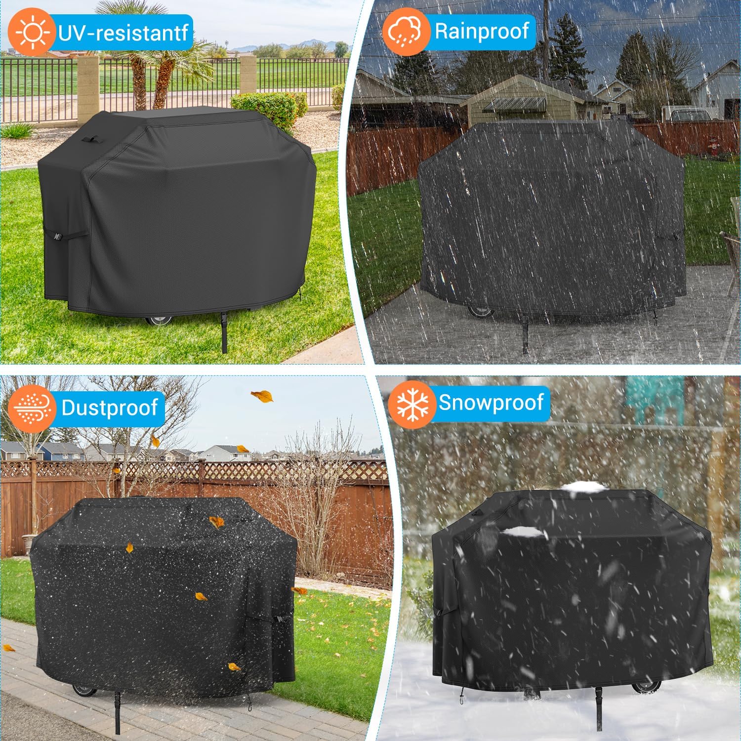Thumbnail 5 de Armorget Funda Impermeable para Barbacoa 147x61x122cm
