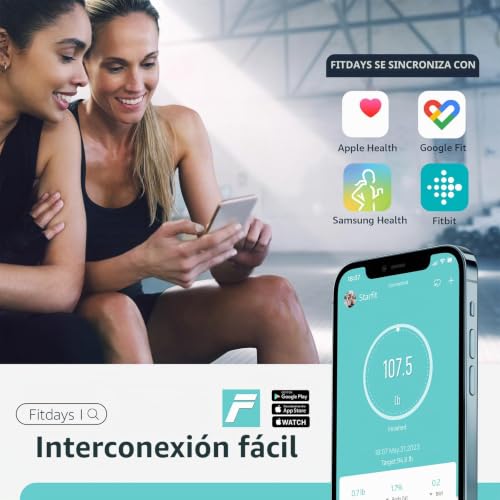 Detalle de Báscula de Baño Digital Inteligente POSTURE con sincronización en App y 13 indicadores de composición corporal
