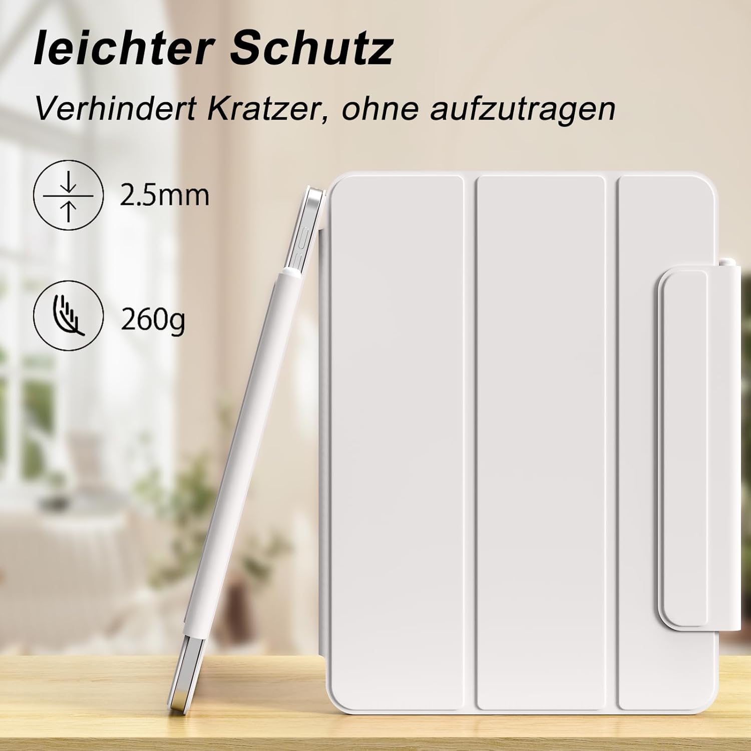 Thumbnail 4 de SZPSGC Magnetische Hülle für iPad (A16) 11/10. Generation – Magnetisch, Zwei-Wege-Ständer und Auto-Ruhen/Wecken