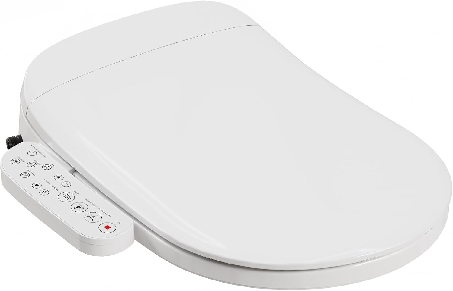 Detalle 2 de Intelligenter Smart-Toilettensitz WC Bidet mit Düse, Duschfunktion & Warmlufttrocknung