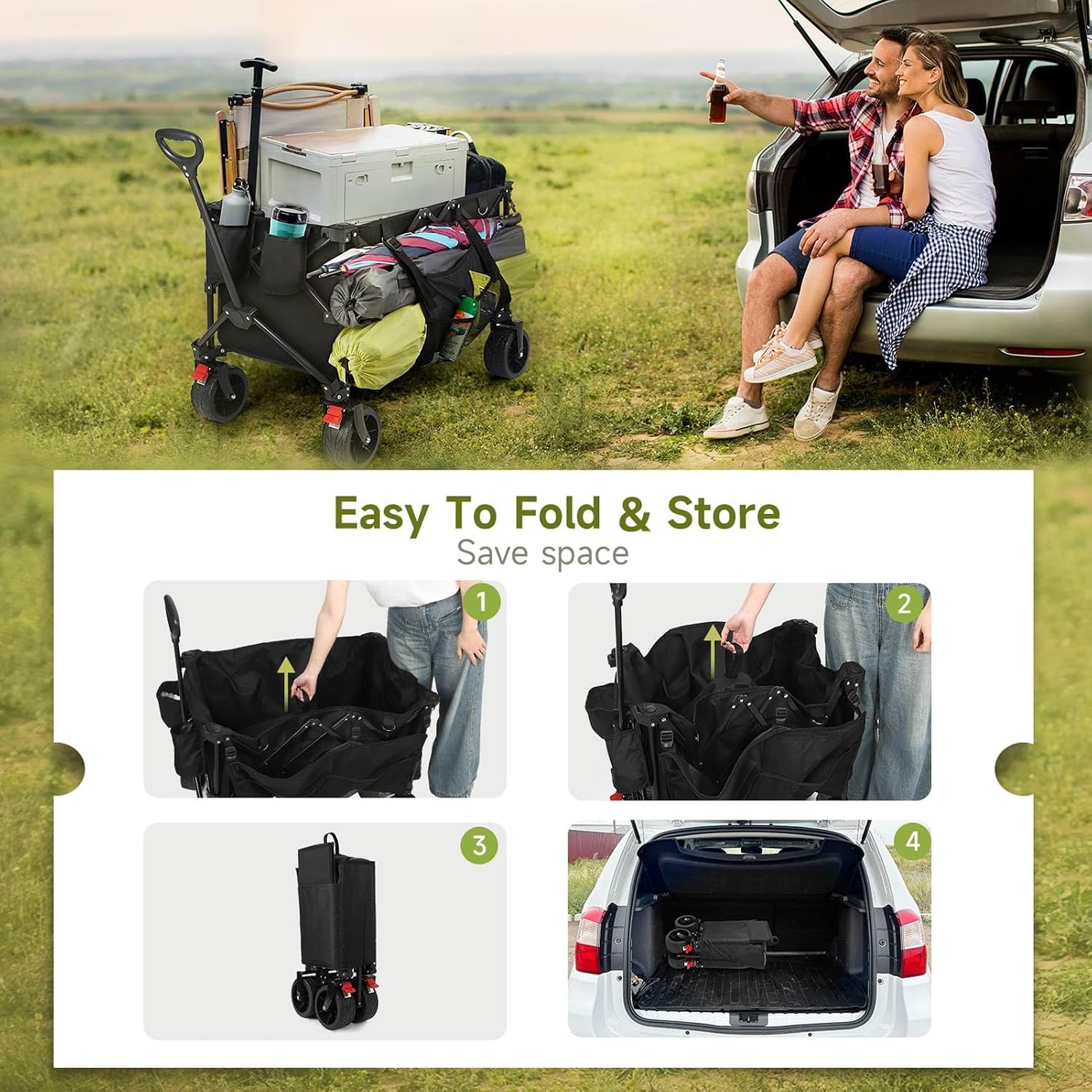 Thumbnail 3 de Aptliton Festival Trolley 200L folding cart