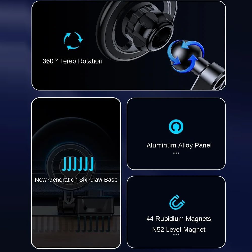 Detalle 2 de Tesla phone mount with N52 magnets