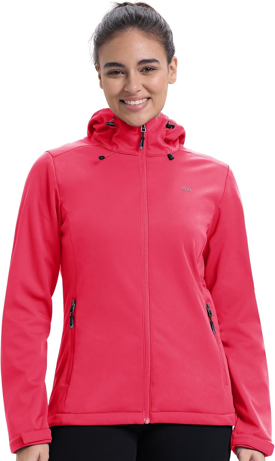 Thumbnail 1 de 33,000ft Damen gefütterte Softshelljacke mit Fleece & wasserdichter Beschichtung (8.000 mm) für Rad, Wandern & Übergang