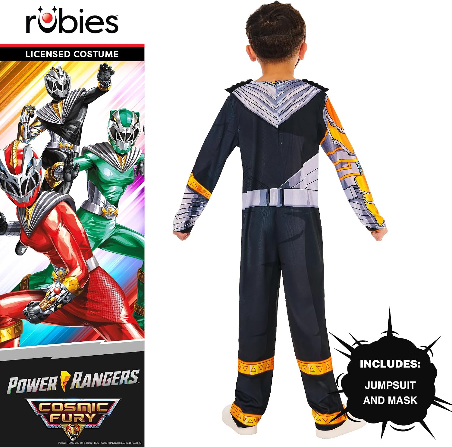 Thumbnail 3 de Rubie's Power Rangers Black Ranger Costume