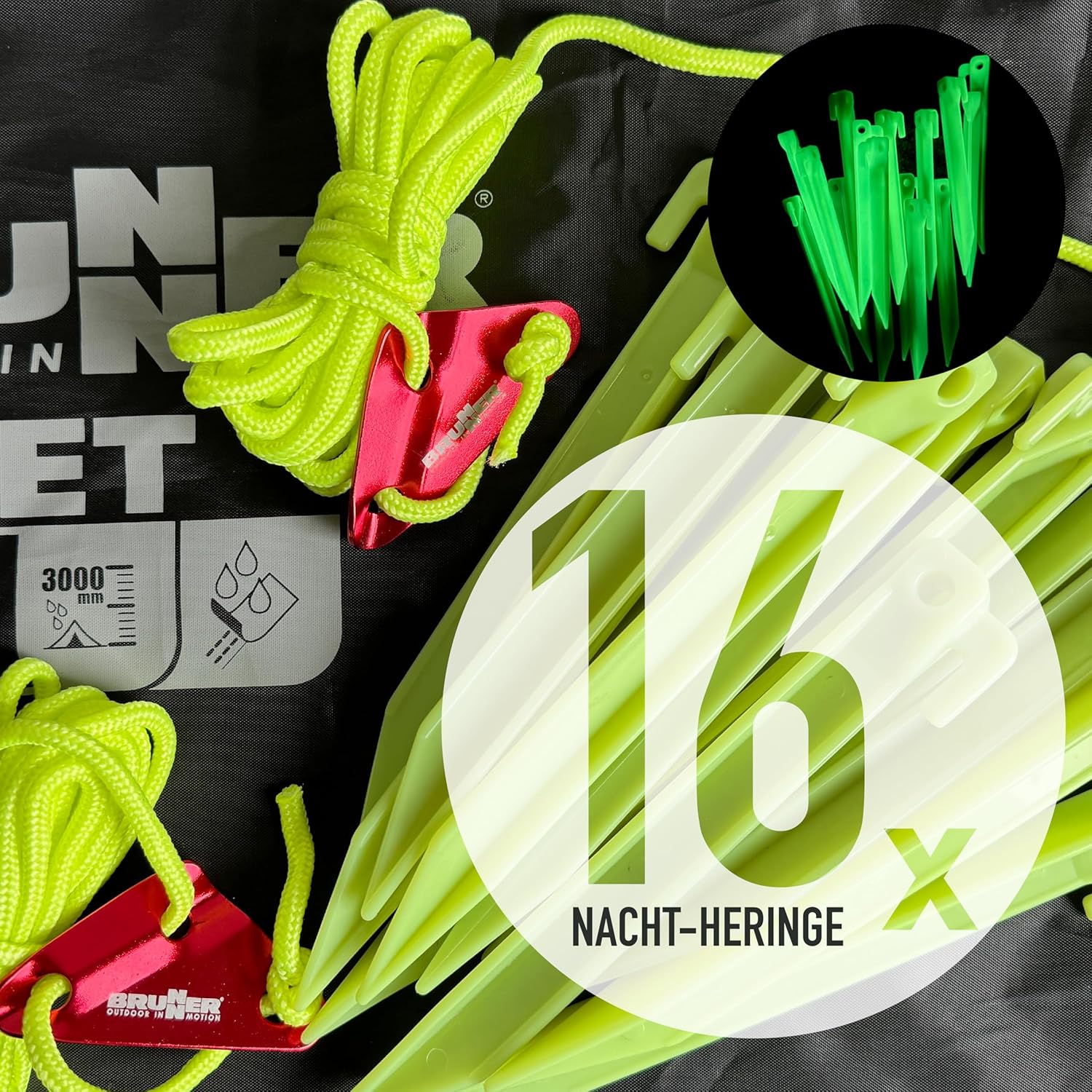 Thumbnail 4 de Brunner Heckzelt Comet 200x200x205 cm