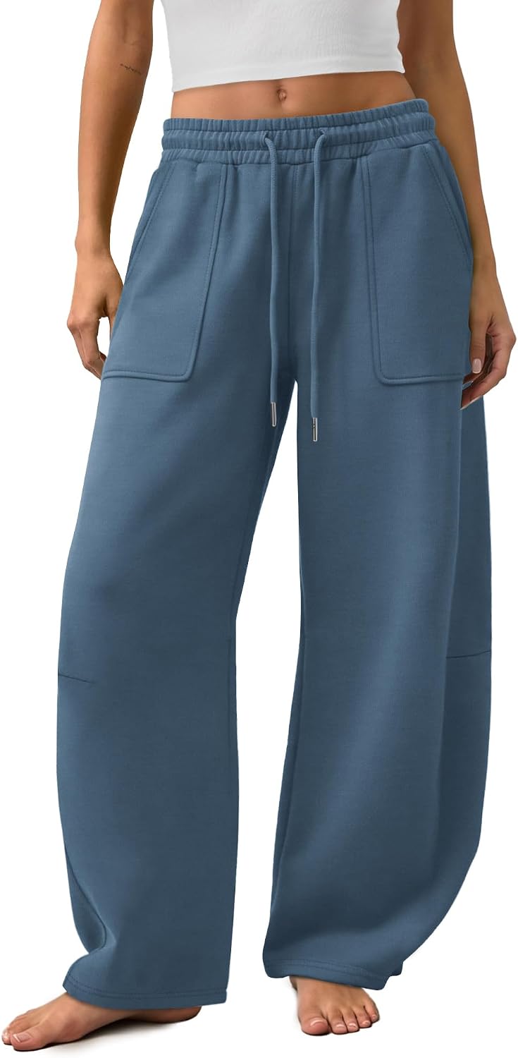 Detalle de JUICICI Women's Barrel Sweatpants, Cotton-Polyester Blend
