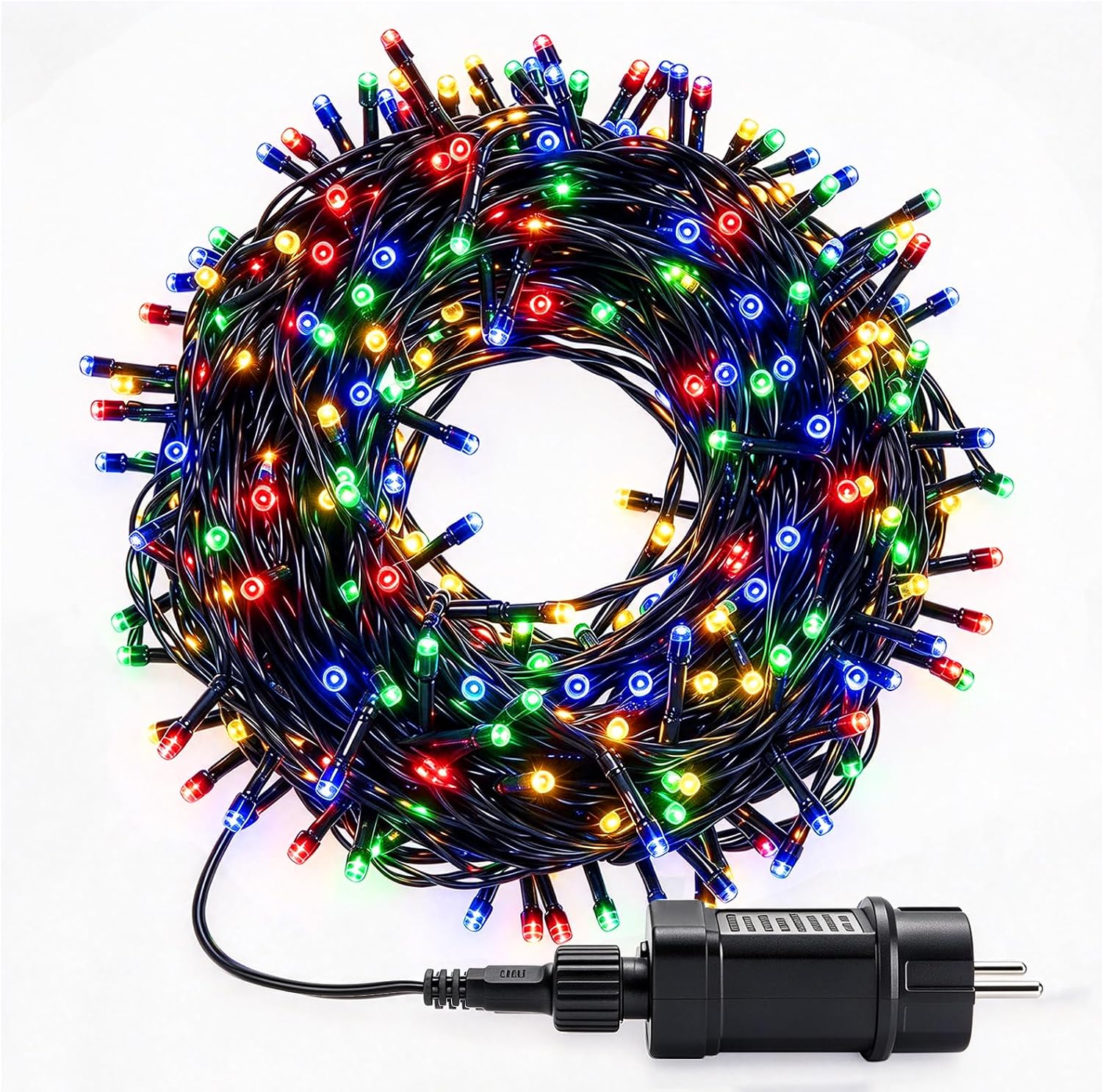 Detalle de Hopelit DC-20R łańcuch LED 20 m, 200 kolorowych diod, 8 trybów, timer