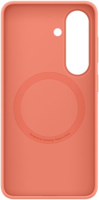 Detalle de Samsung Galaxy S26 — Coque magnétique en silicone rouge corail