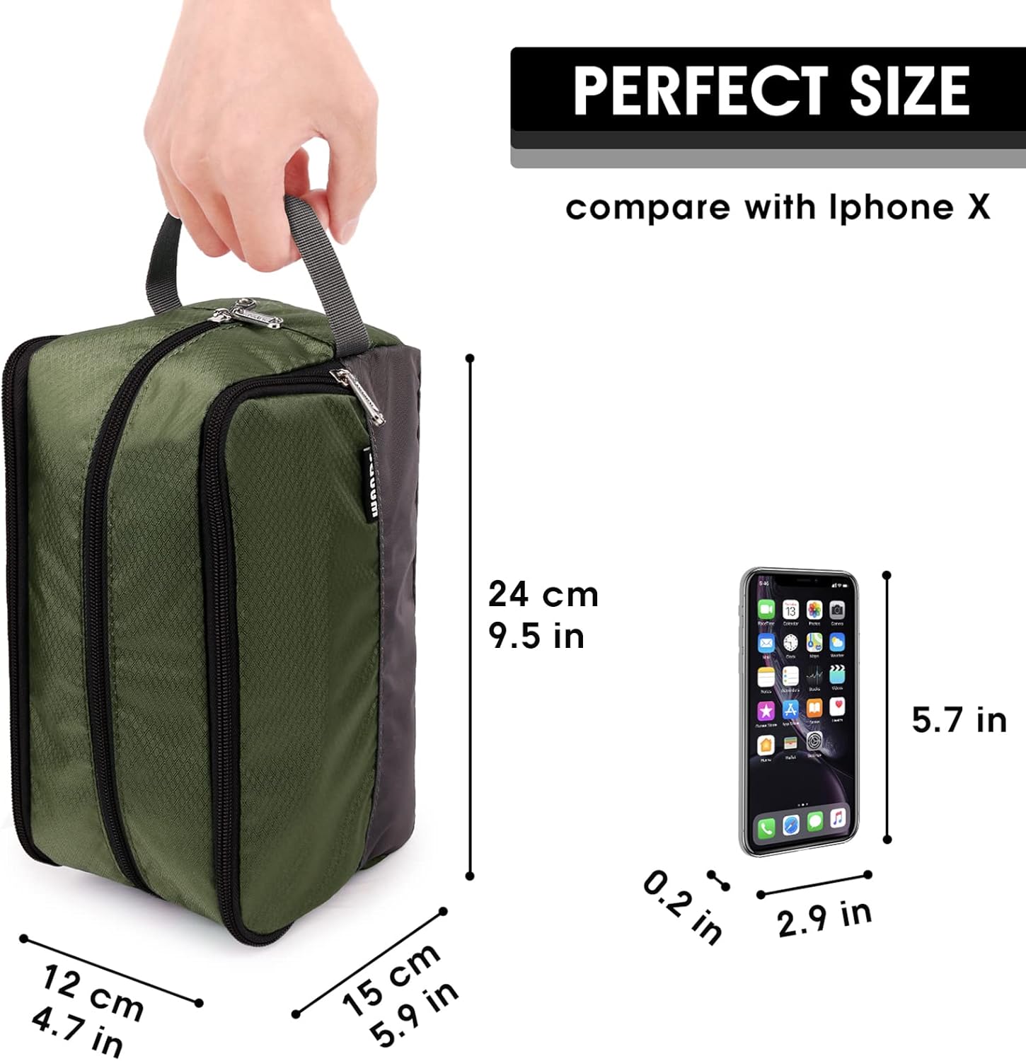 Thumbnail 4 de WANDF Toiletry Bag 26 x 15 x 12 cm
