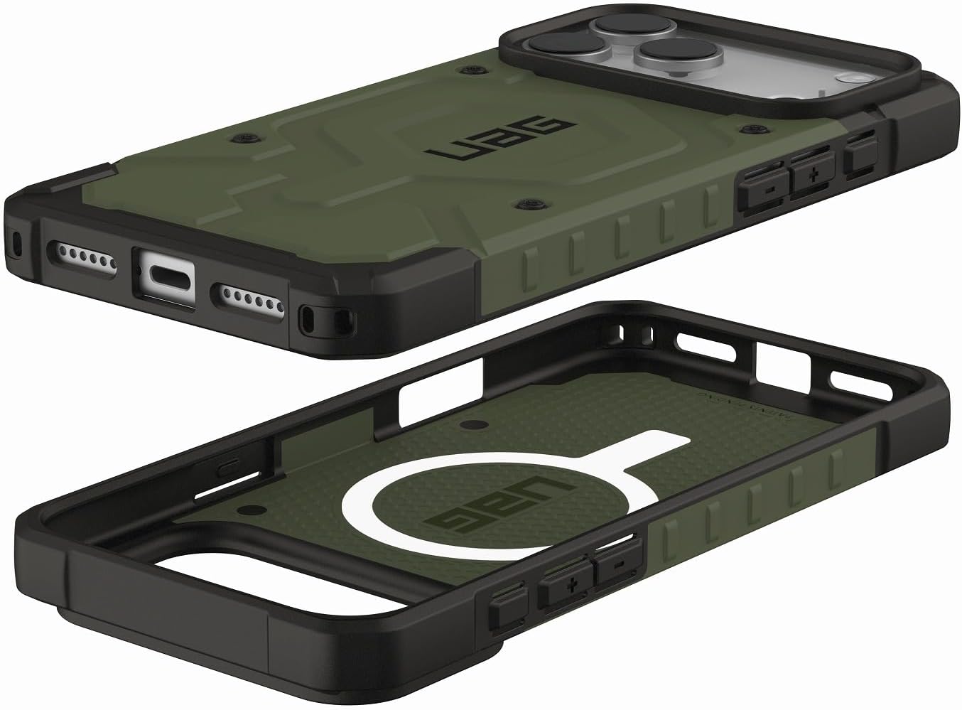Detalle 2 de URBAN ARMOR GEAR UAG-IPH25LA-MS-OL PATHFINDER MagSafe iPhone 17 Pro Max用耐衝撃ケース オリーブ