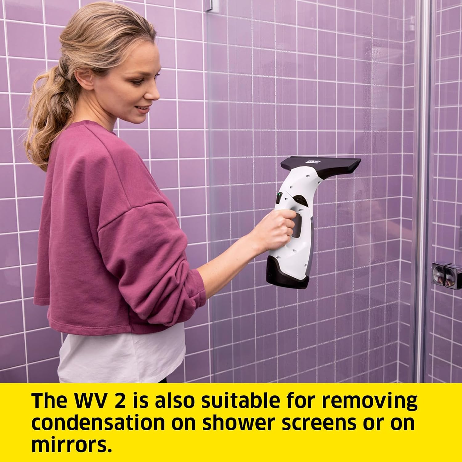 Thumbnail 3 de Kärcher Window Vac WV 2 Plus N: practical, cord-free glass cleaning with battery life you can rely on