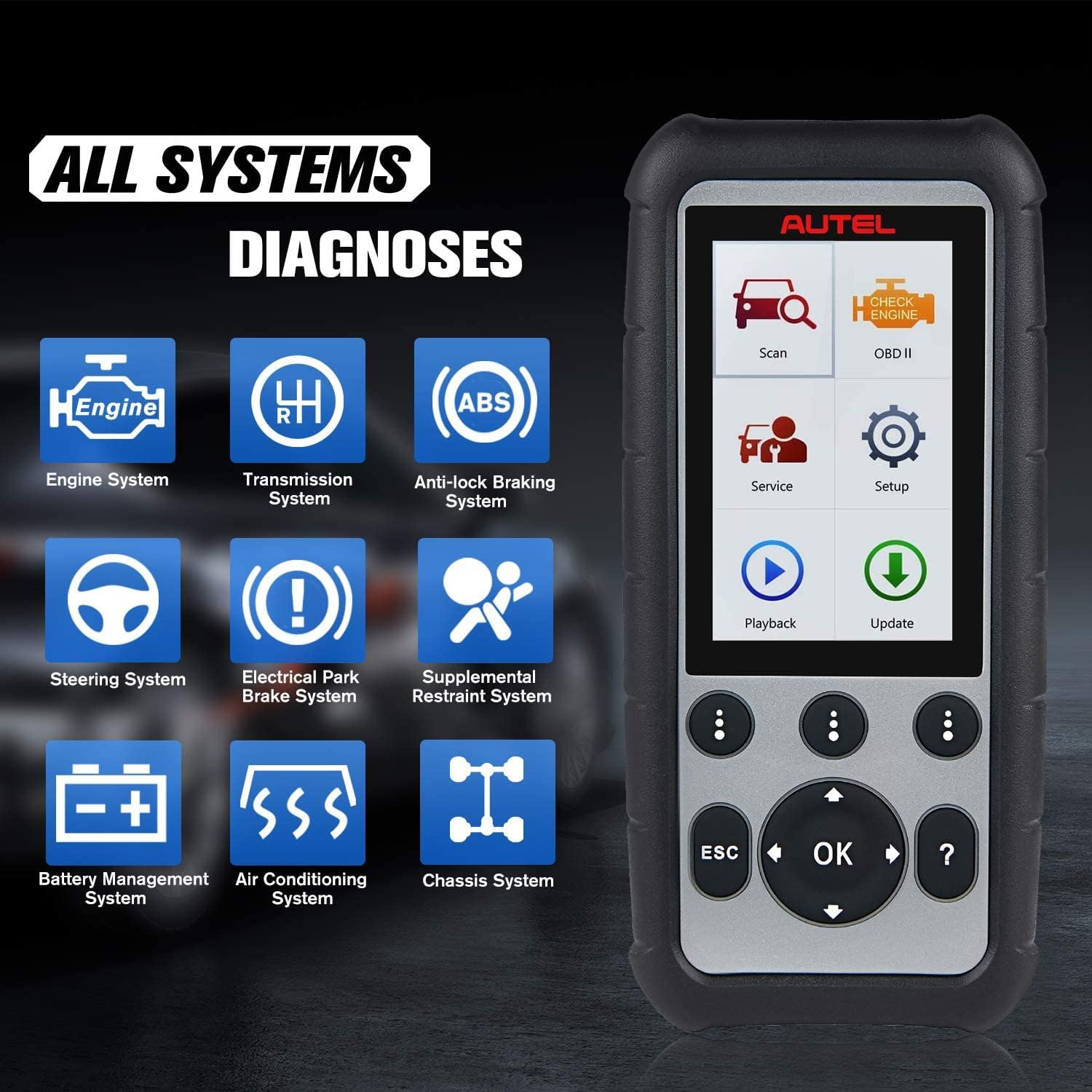 Detalle 2 de Autel MaxiDiag MD806 Pro lector OBD2 30+ marcas 📟